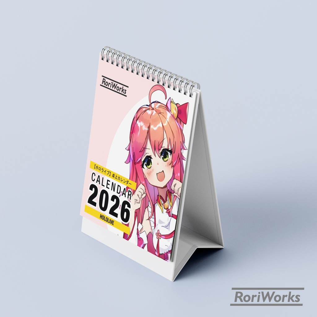 ホロライブ2026ミニ卓上カレンダー