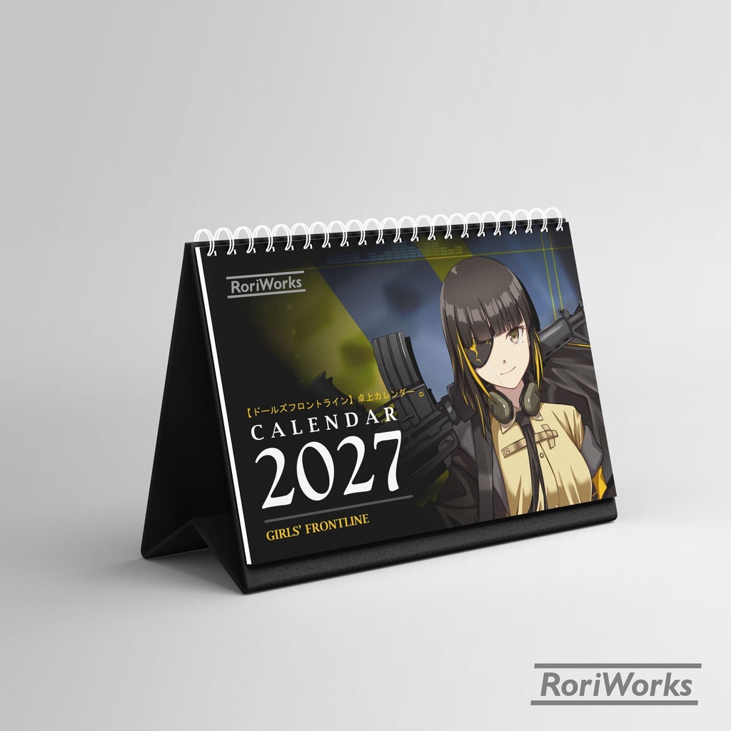 ドールズフロントライン2027年卓上カレンダー