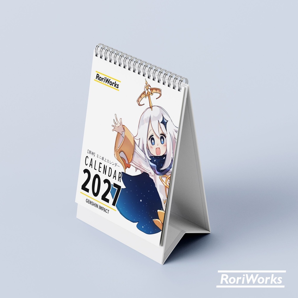 原神2027ミニ卓上カレンダー