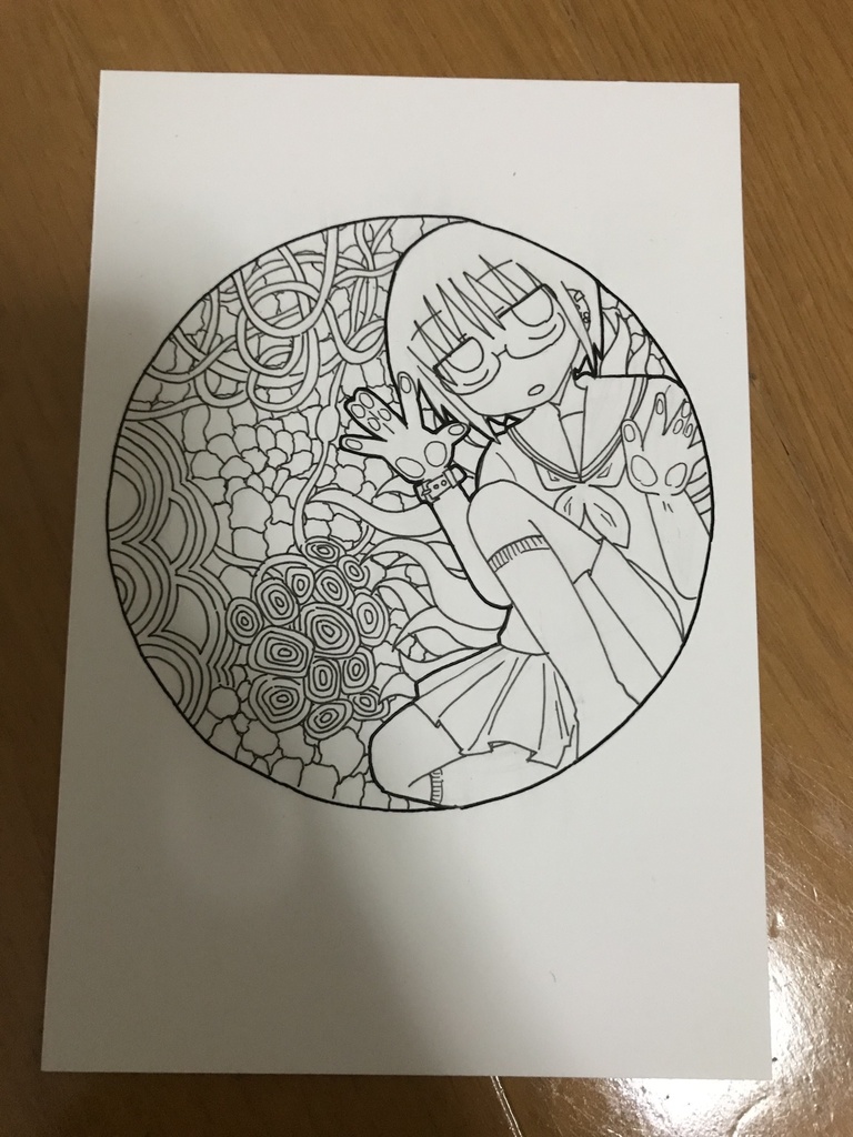 【原画】裏表紙原画1