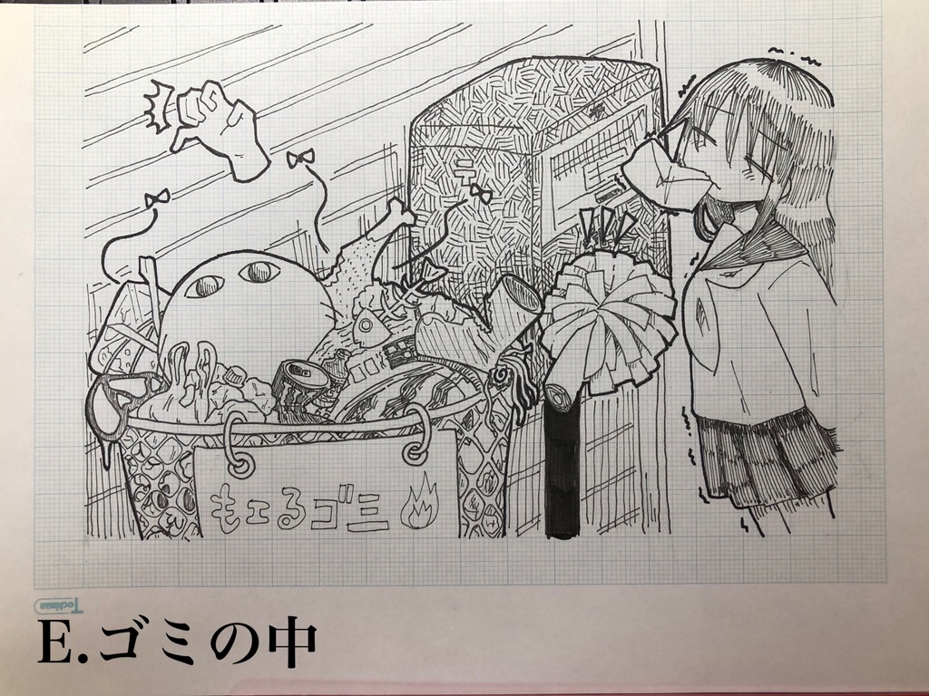 【原画】Living with the baby without life