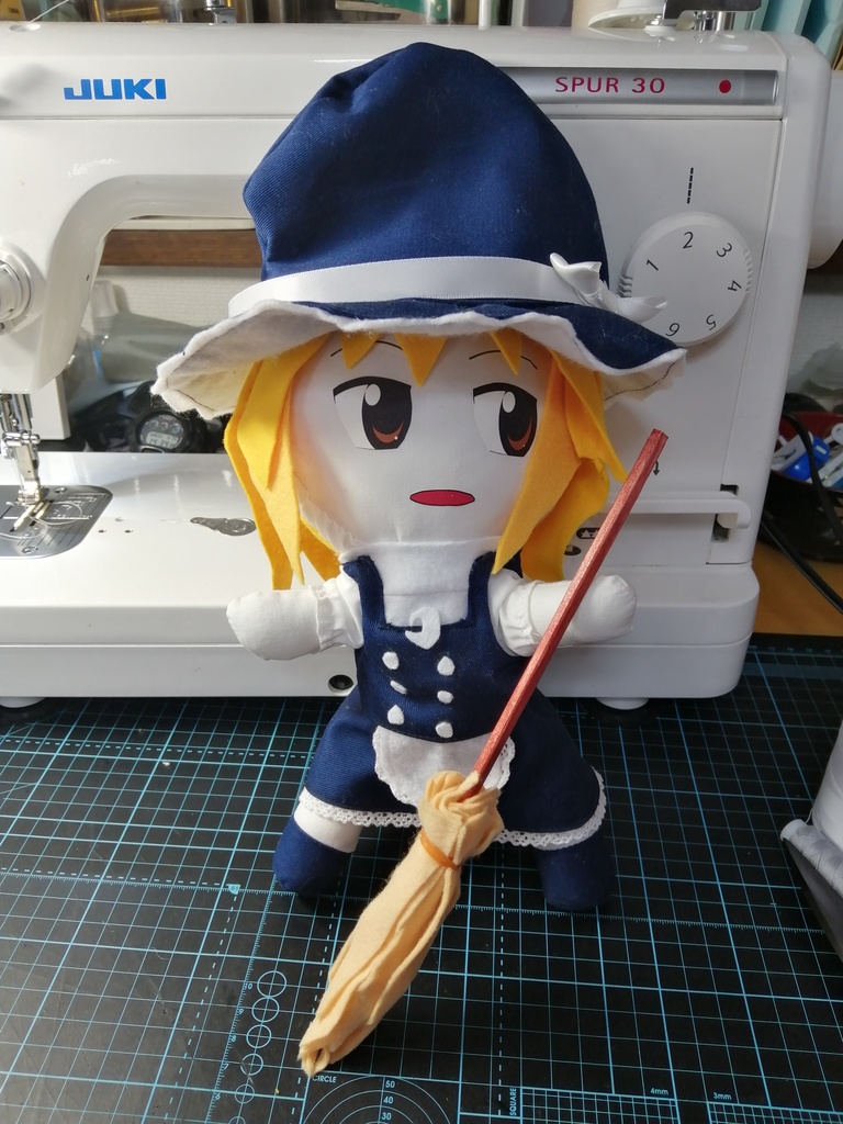 東方】紺珠伝魔理沙ぬいぐるみ LoLK Marisa plush Kan-Mari - ゼロ昆布