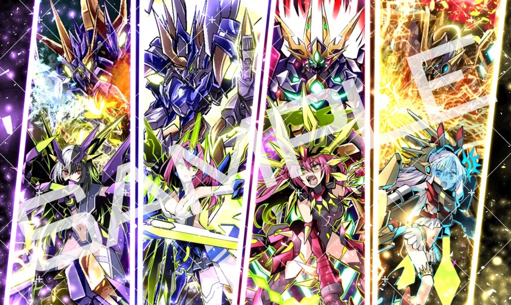 【神機覚醒ヴァルクロス】ラバー製プレイマット-ヴァルクロス