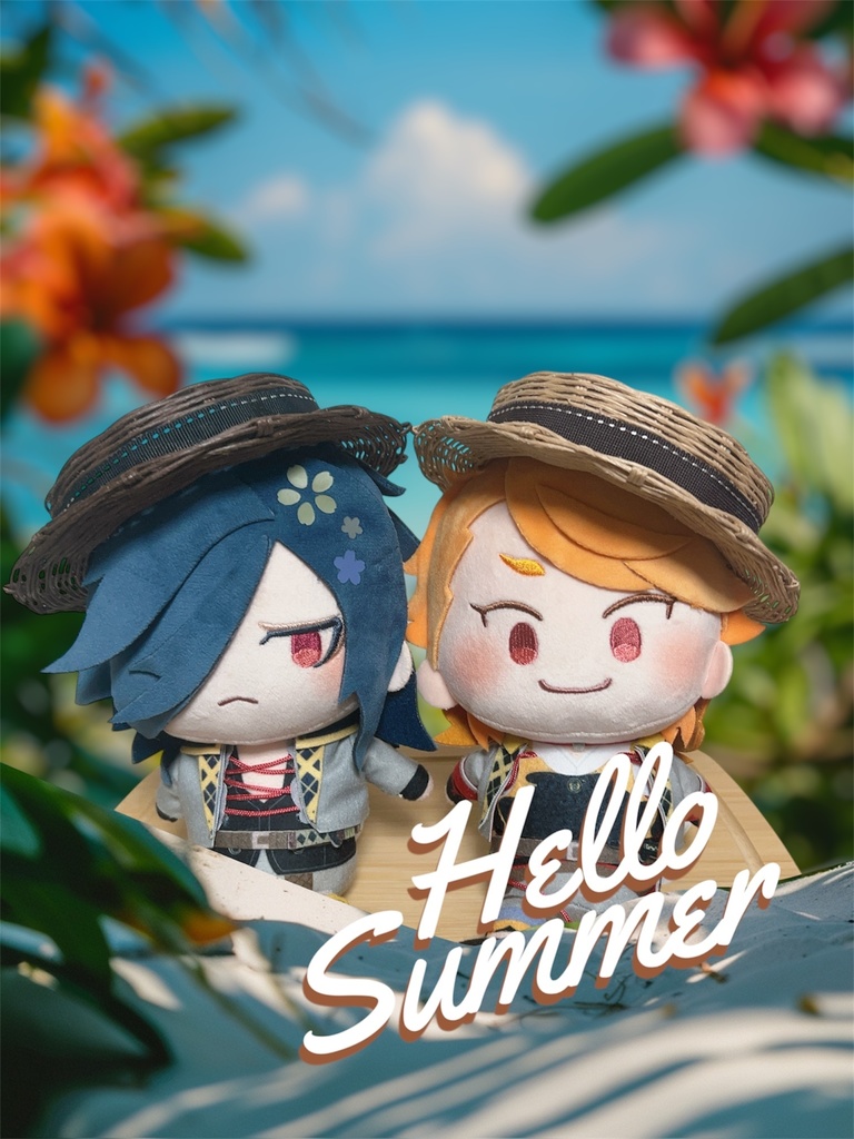 お花のカンカン帽