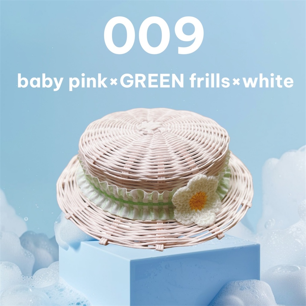 お花のカンカン帽