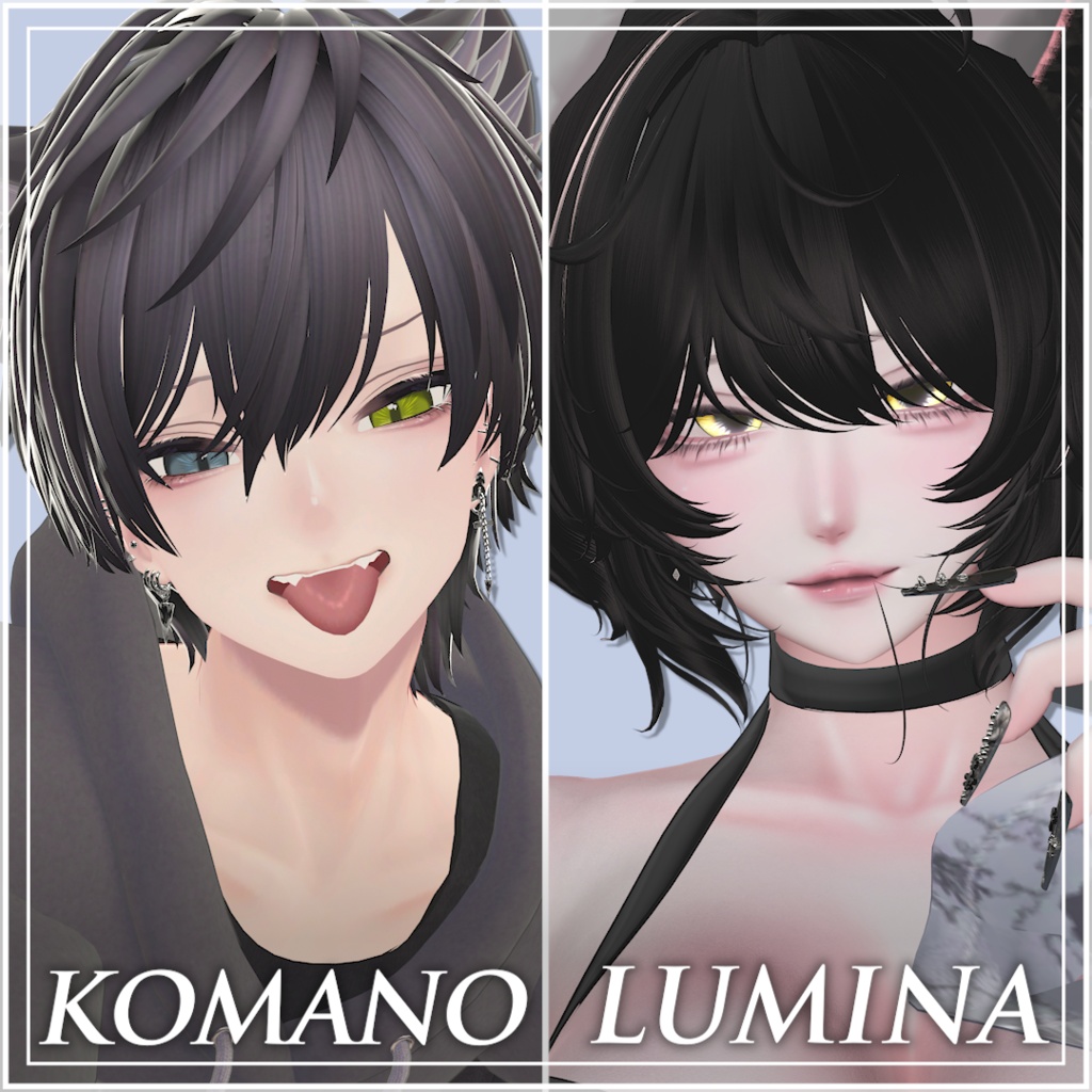 【28アバター対応】 Mystic Siamese Eye【VRC想定】