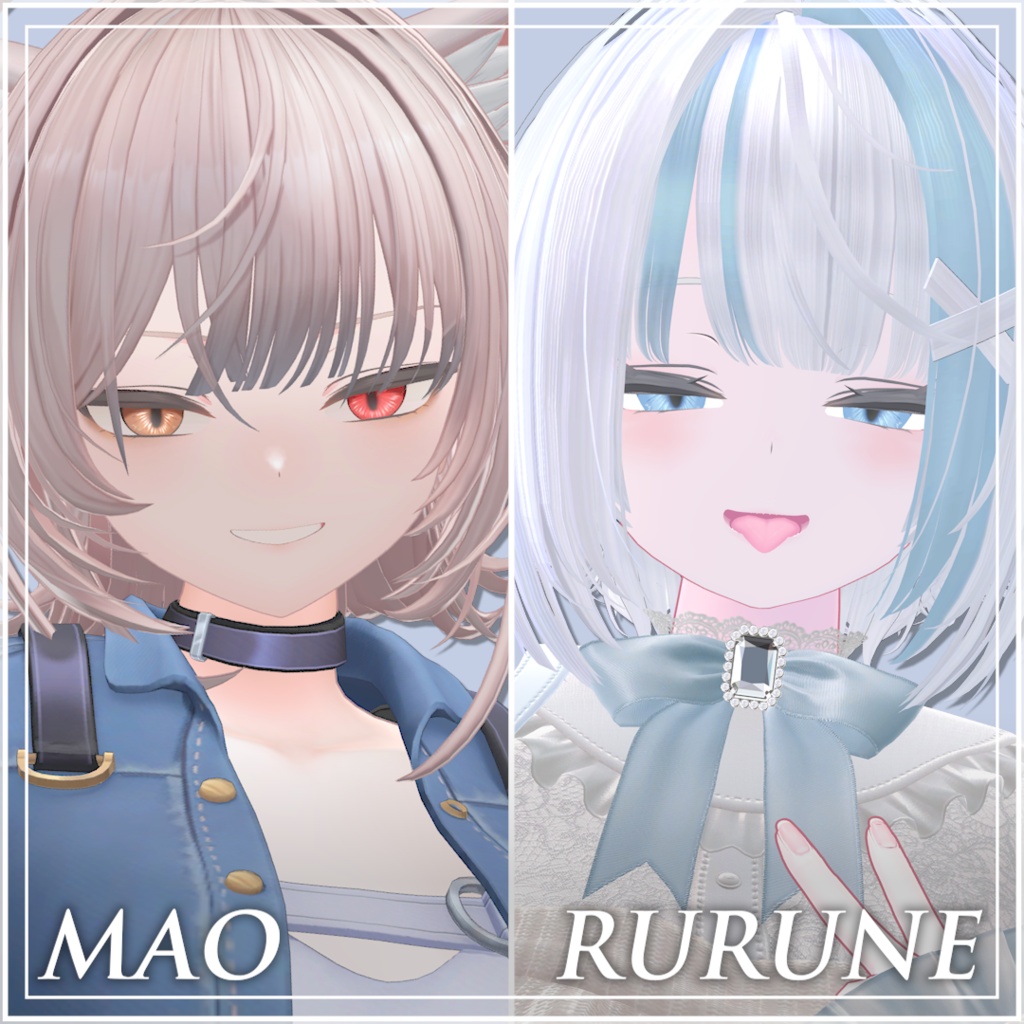 【28アバター対応】 Mystic Siamese Eye【VRC想定】