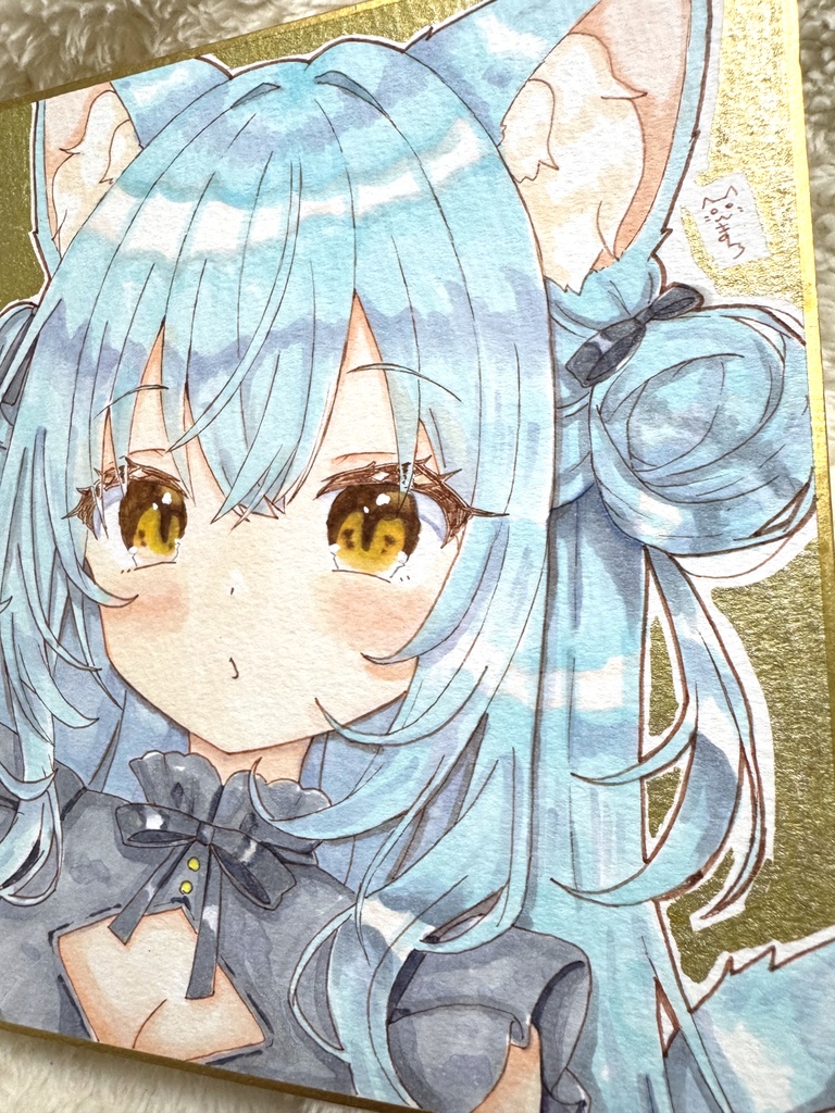 【アナログ原画】お団子チャイナっ娘🐼