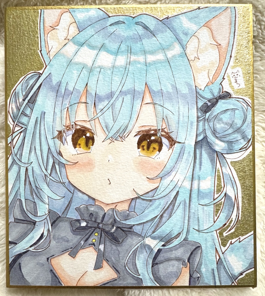 【アナログ原画】お団子チャイナっ娘🐼