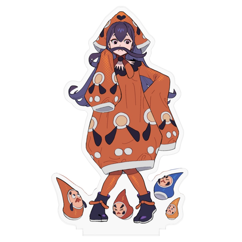 郷土玩具モチーフアクリルフィギュア(新潟)