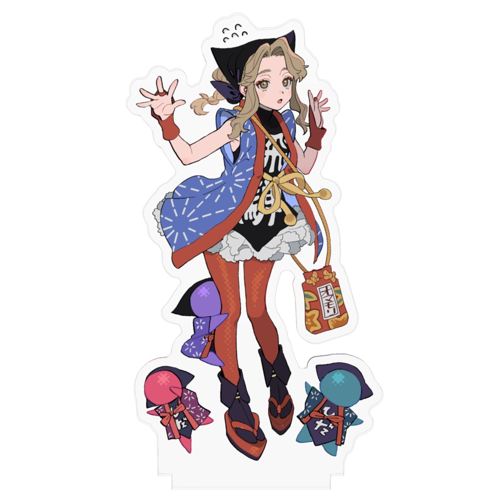 郷土玩具モチーフアクリルフィギュア(飛騨)