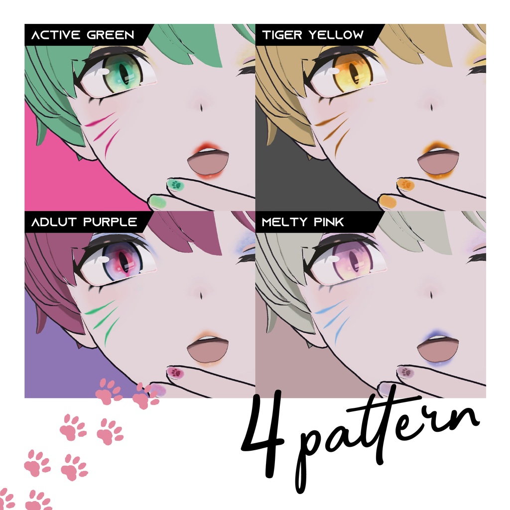 【Lapwing】キャッツアイテクスチャ - Cat's eye texture + nail + makeup