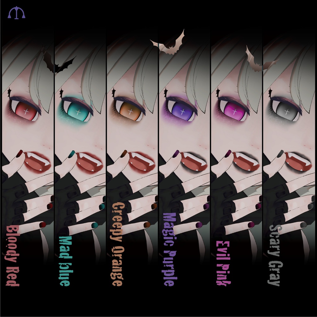 【Peke】BAT MAKEUP 【HappyHalloween!】