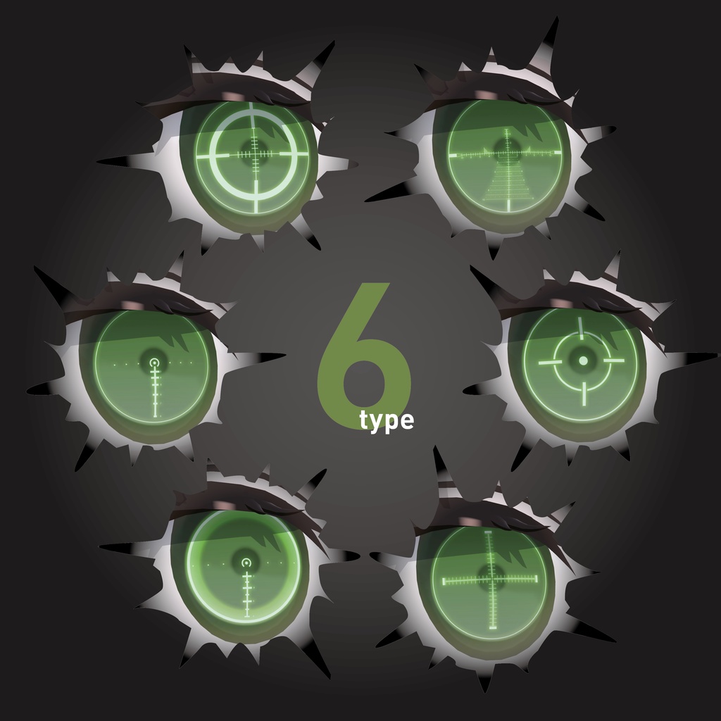 【Lapwing】Reticle Eye Texture