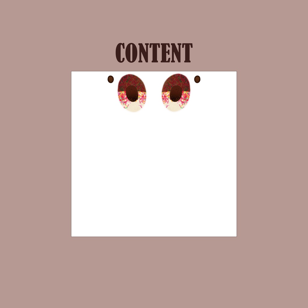 【バニラ】FREE!CHOCO SPRAY eye texture for Vanilla - チョコスプレーアイテクスチャ