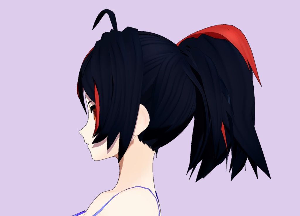 【Vroid】朱鳶風髪型セット