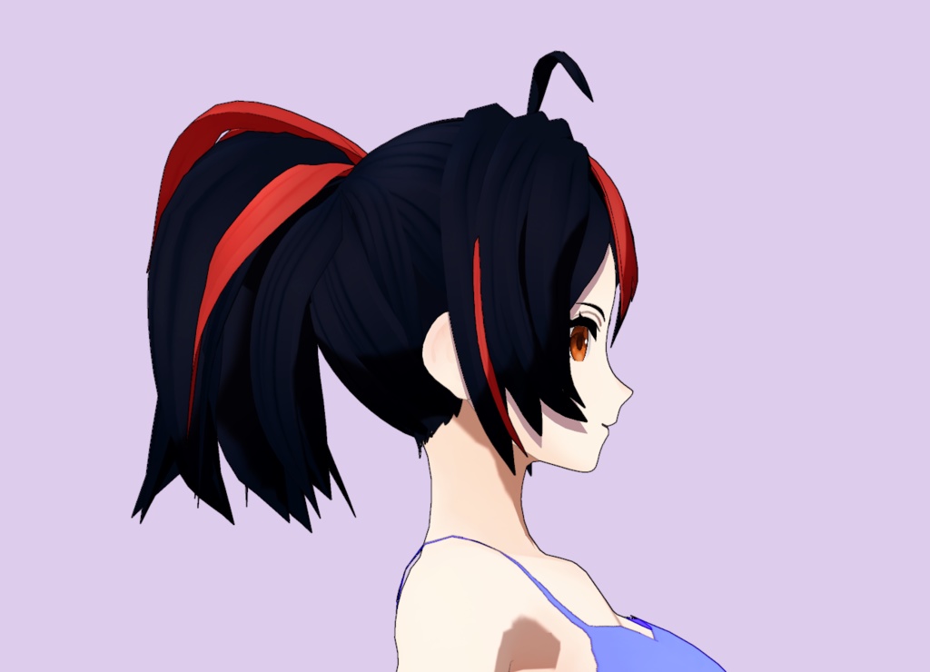 【Vroid】朱鳶風髪型セット