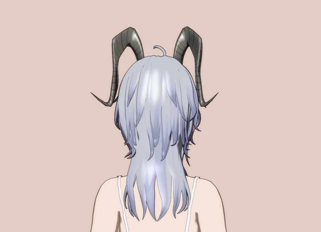 【Vroid】ザンニー風髪型セット