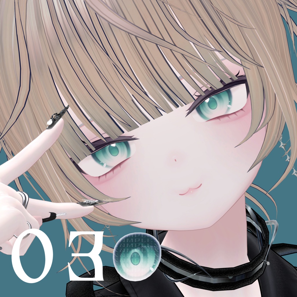 【Sio / しお 対応】- SALTY - / アイ・メイクテクスチャ【6カラー】
