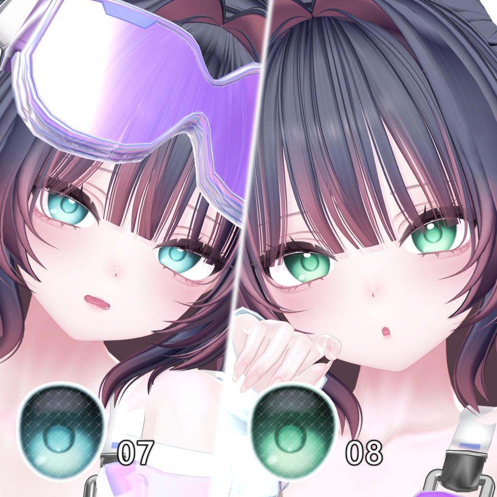 【まよ / Mayo 対応】- MELTY - / マテリアル設定済み アイ・メイクテクスチャ【12カラー】