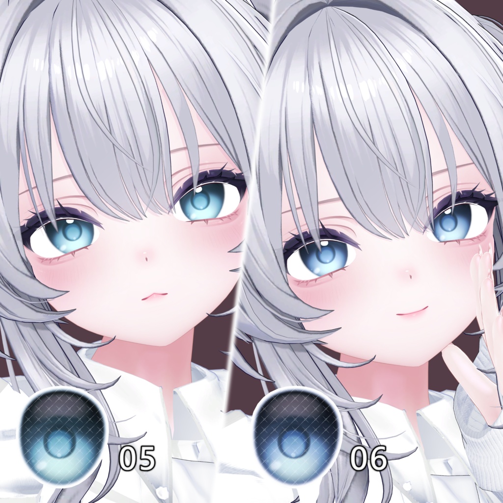 【まよ / Mayo 対応】- MELTY - / マテリアル設定済み アイ・メイクテクスチャ【12カラー】