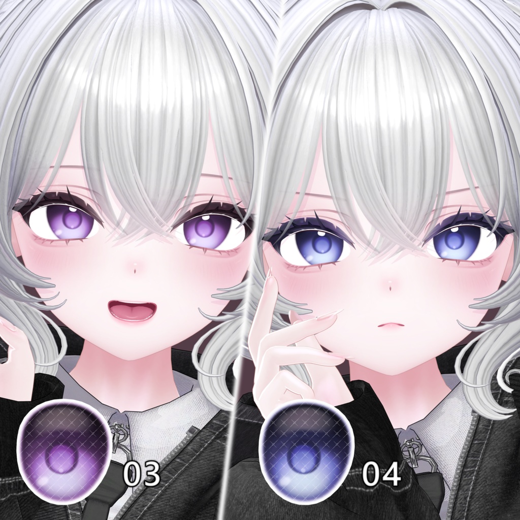 【まよ / Mayo 対応】- MELTY - / マテリアル設定済み アイ・メイクテクスチャ【12カラー】