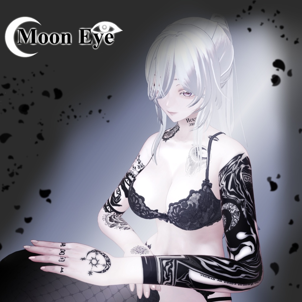 【タトゥー素材テクスチャ】MoonEye👁