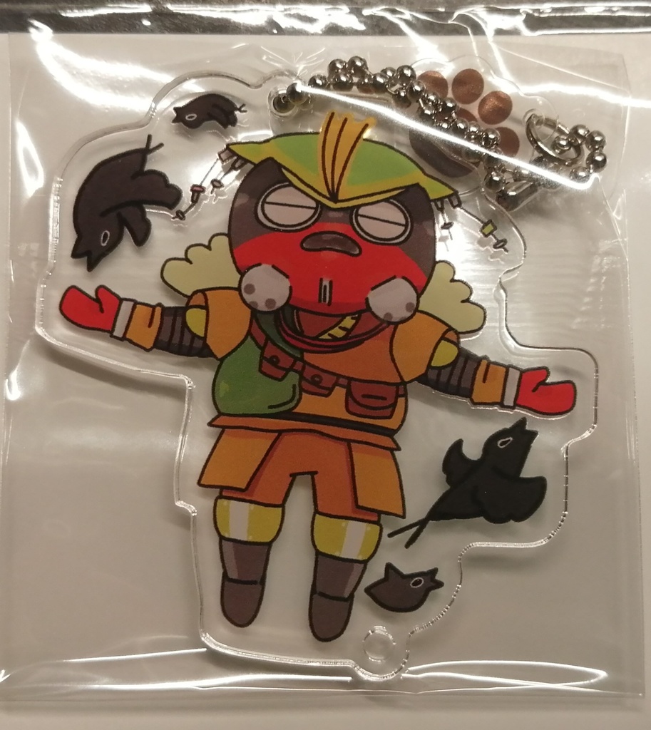 逆さまに出来る！ネバーモア なごやかおめめ　ダイブアクキー