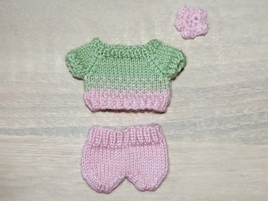 【4/13 22時 追加】ちみぬい桜もちセーター・タイツのセット(あんしんBOOTHパック)