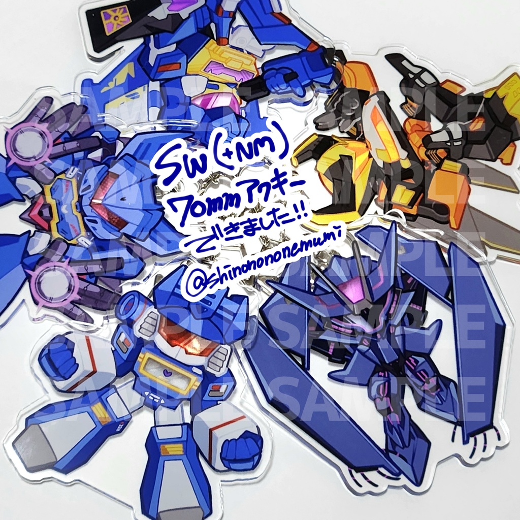 サウンドウェーブ(+α)アクリルキーホルダー