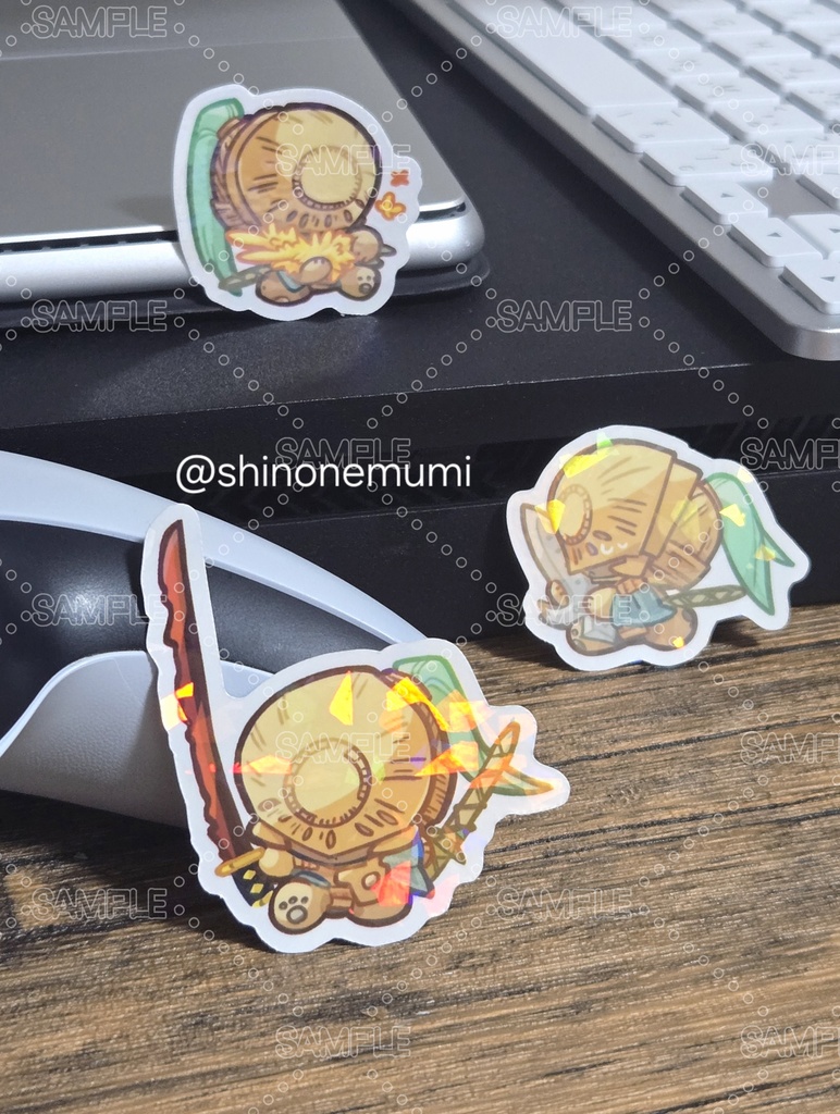 執行者ステッカーxポスカセット