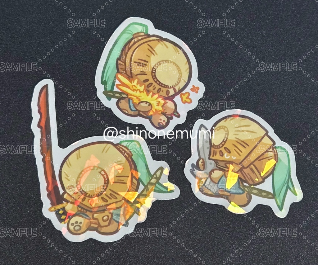 執行者ステッカーxポスカセット