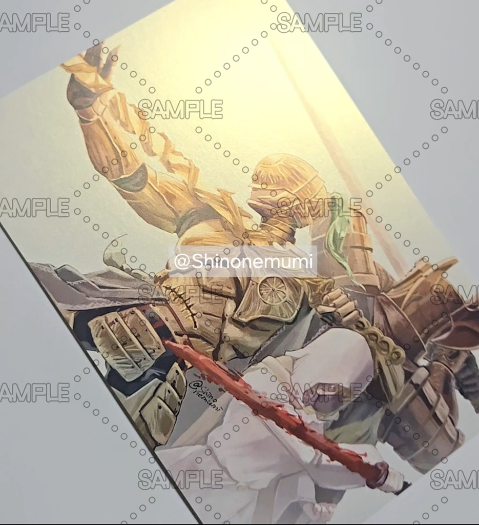 執行者ステッカーxポスカセット