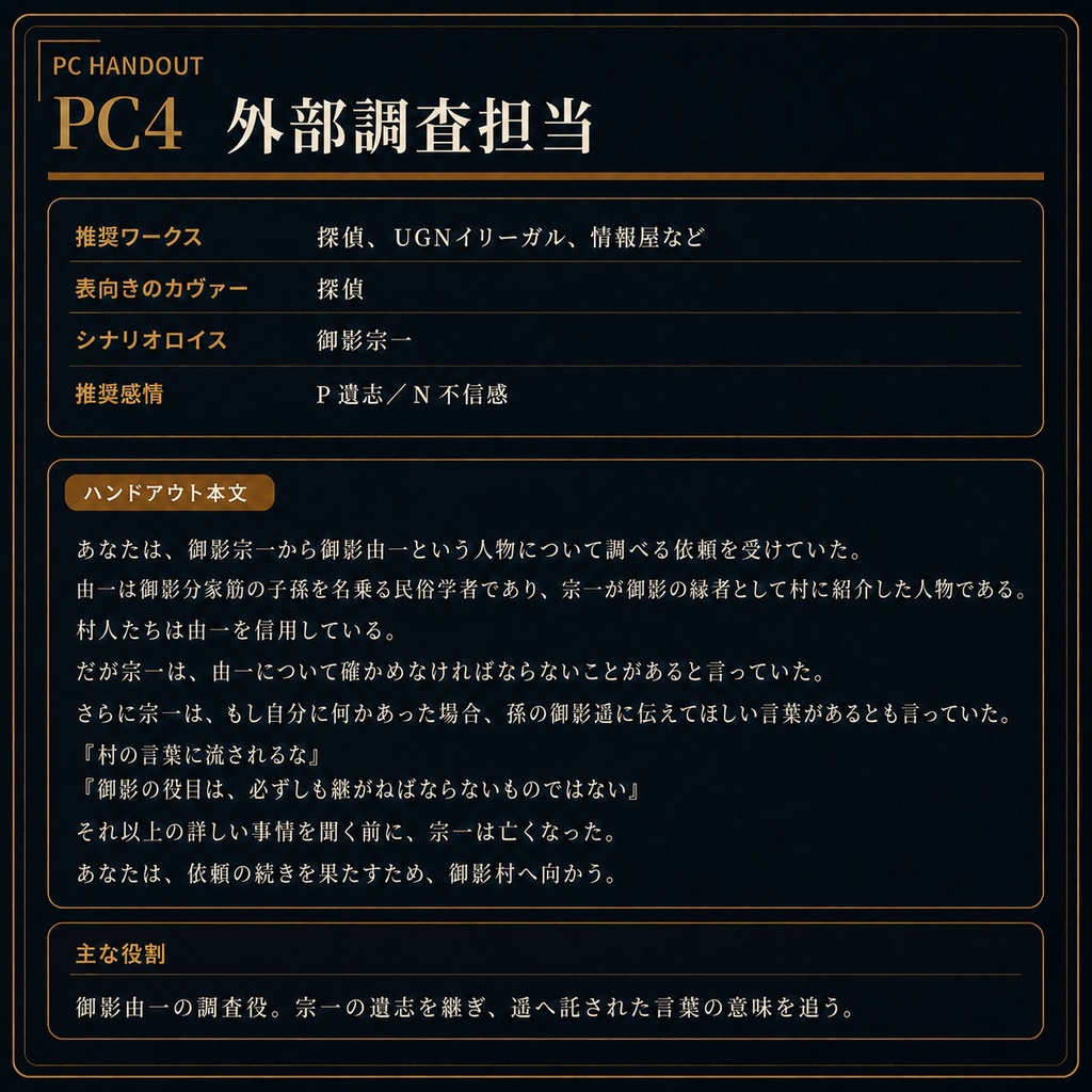 DX3rd『御影村異聞 ―祀られざる御霊―』 SPLL:E113321