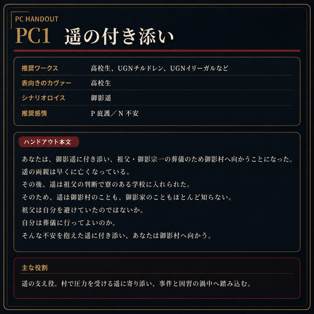 DX3rd『御影村異聞 ―祀られざる御霊―』 SPLL:E113321