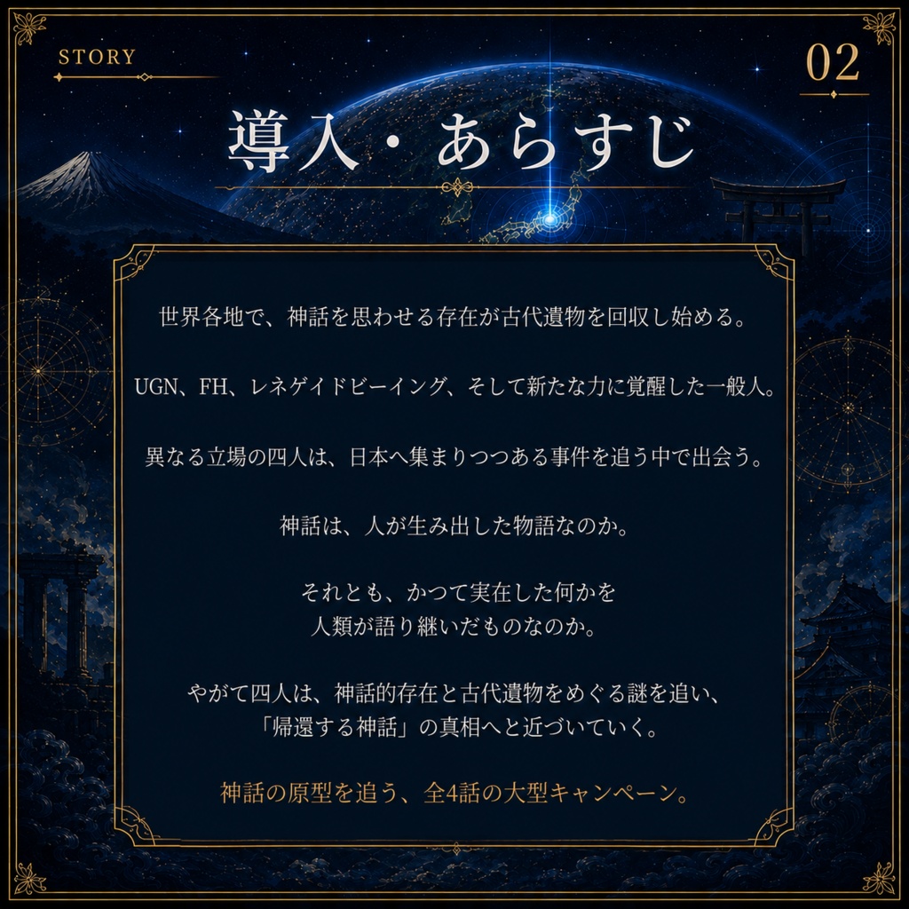 DX3rd キャンペーンシナリオ『帰還する神話 ―MYTHOS RETURN―』 SPLL:E113337