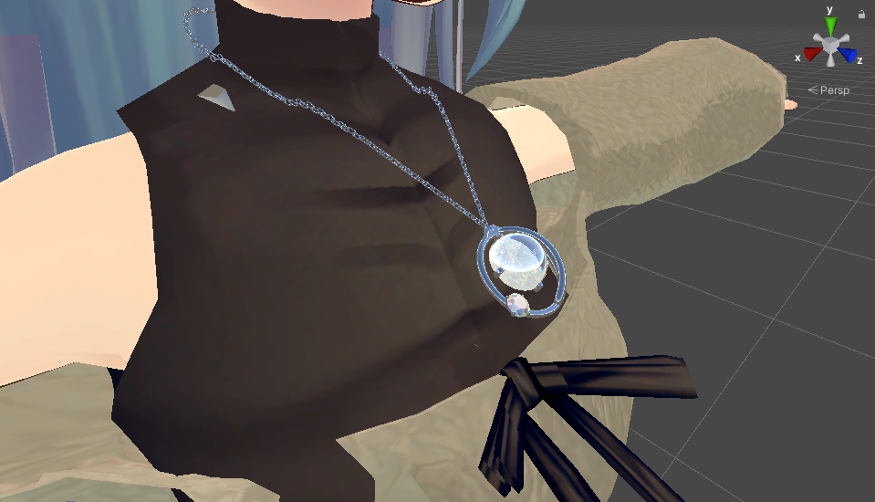 【VRChat想定】ドーム型ペンダント