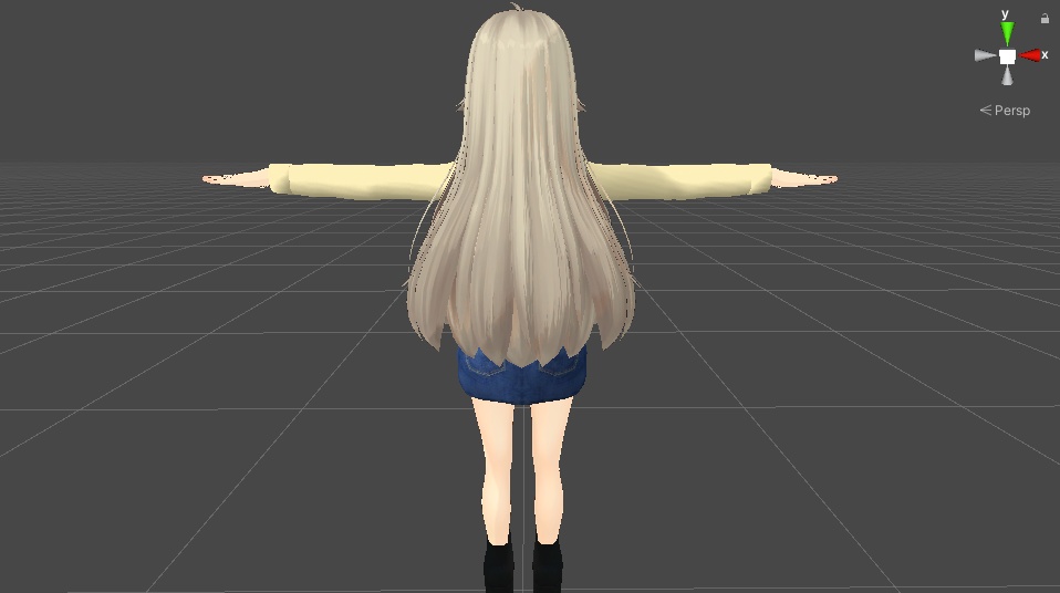 【透羽専用衣装】秋セーター&デニムスカート