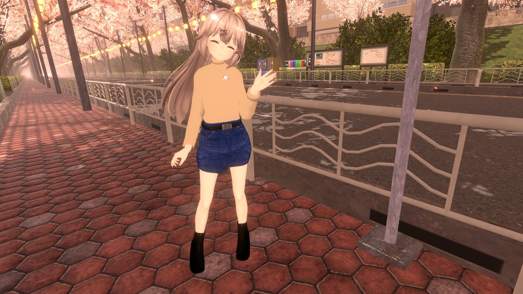 【透羽専用衣装】秋セーター&デニムスカート