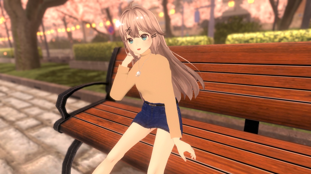 【透羽専用衣装】秋セーター&デニムスカート