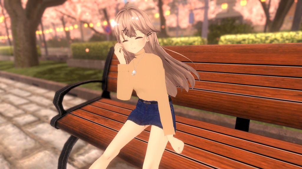 【透羽専用衣装】秋セーター&デニムスカート