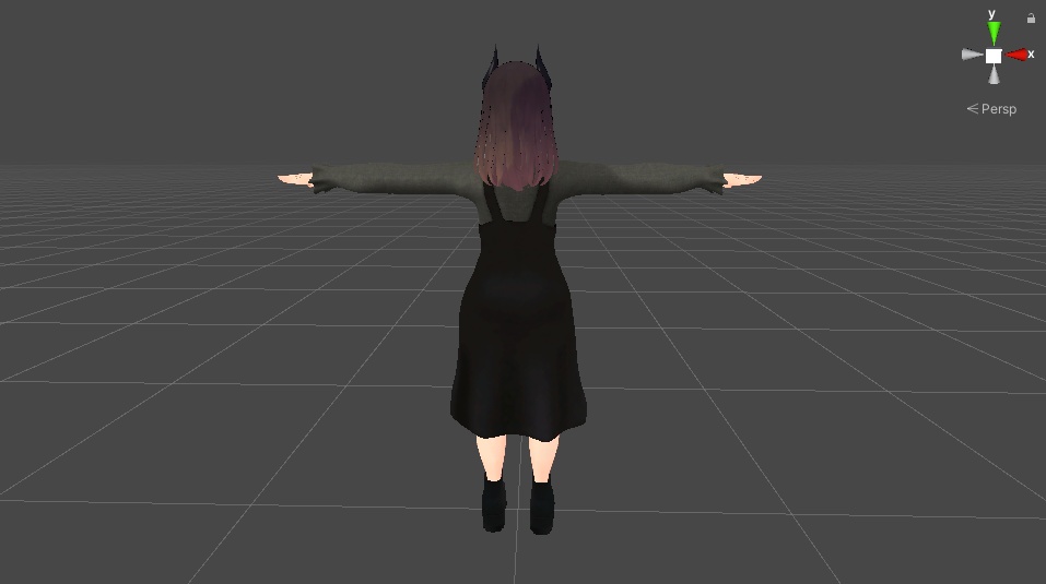 【くろなつ専用衣装】秋服ワンピース