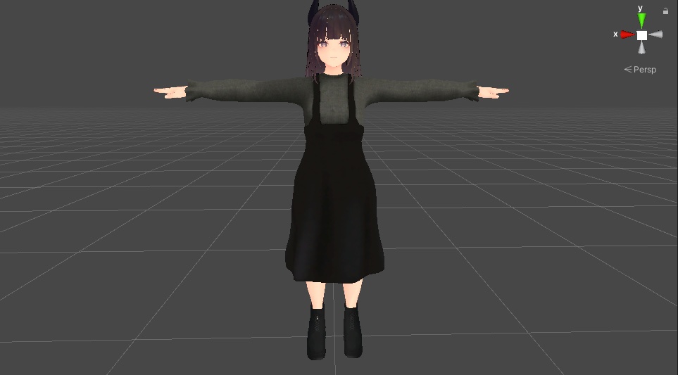 【くろなつ専用衣装】秋服ワンピース