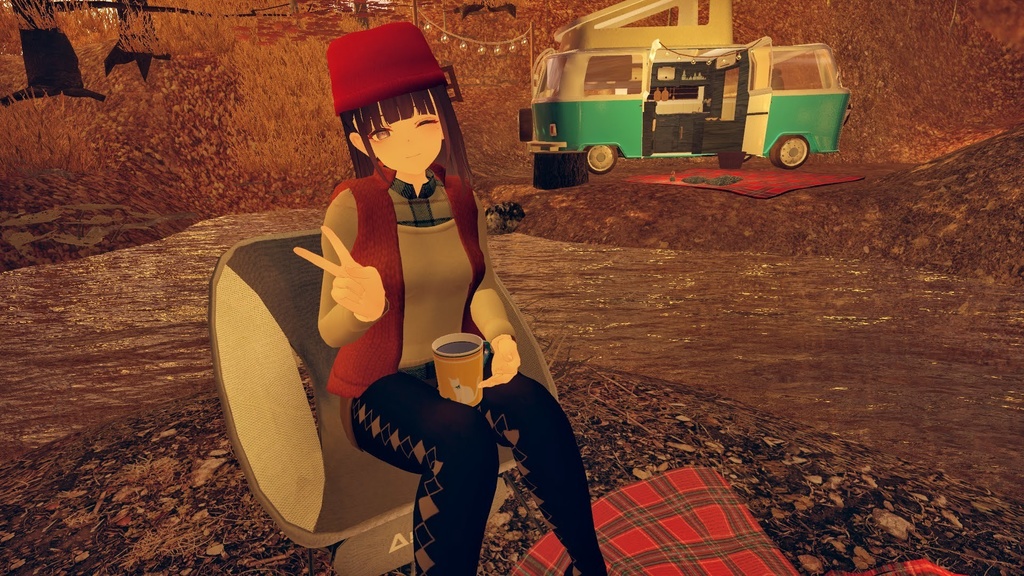 【5アバター対応】キャンプコーデ