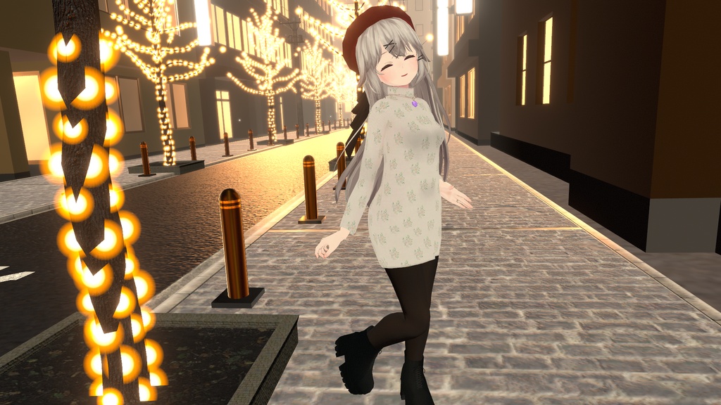 【透羽専用衣装】ロングコート&セーター