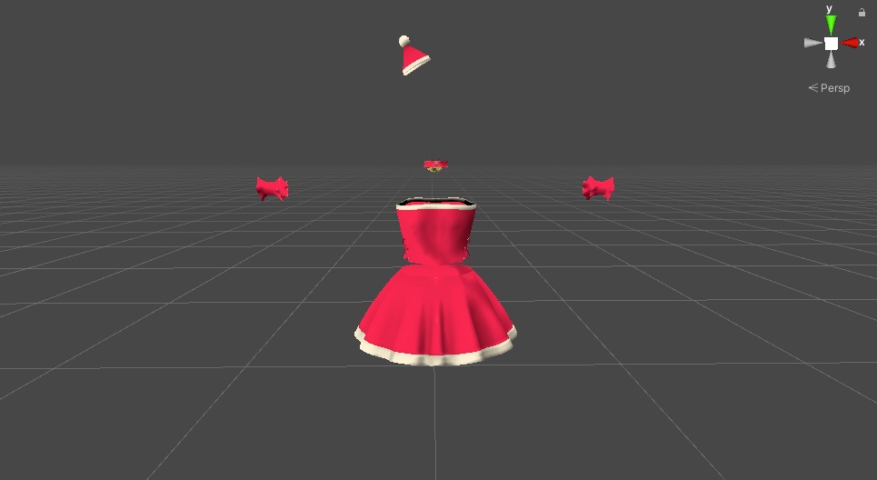 【くろなつ専用衣装】サンタコスチューム