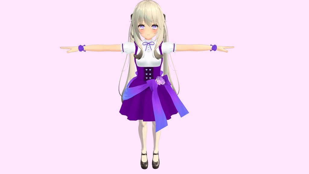 【舞夜専用衣装】プリティーローズドレス