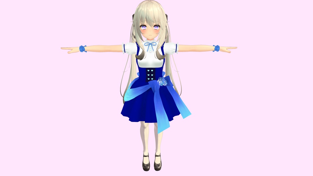 【舞夜専用衣装】プリティーローズドレス