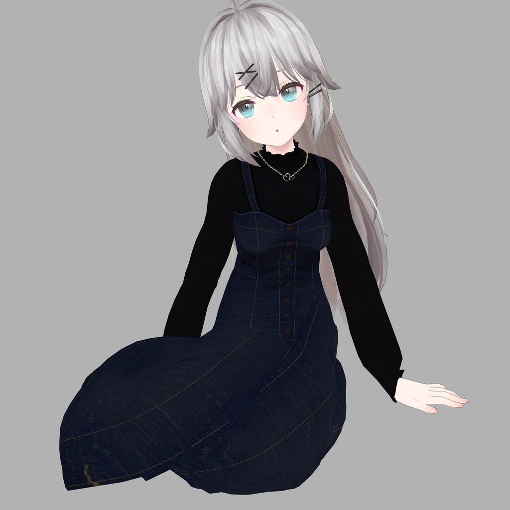 【透羽専用衣装】デニムワンピース