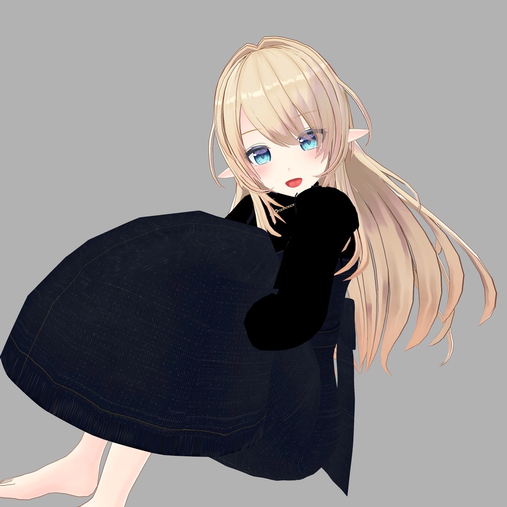 【ルシナ専用衣装】デニムワンピース